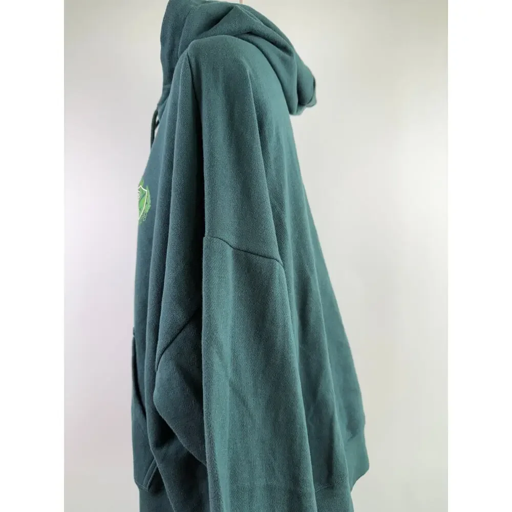 Victoria's Secret PINK Long Sleeve Full Zip Fleece Green Sweatshirt  Size XXL - Picture 7 of 11